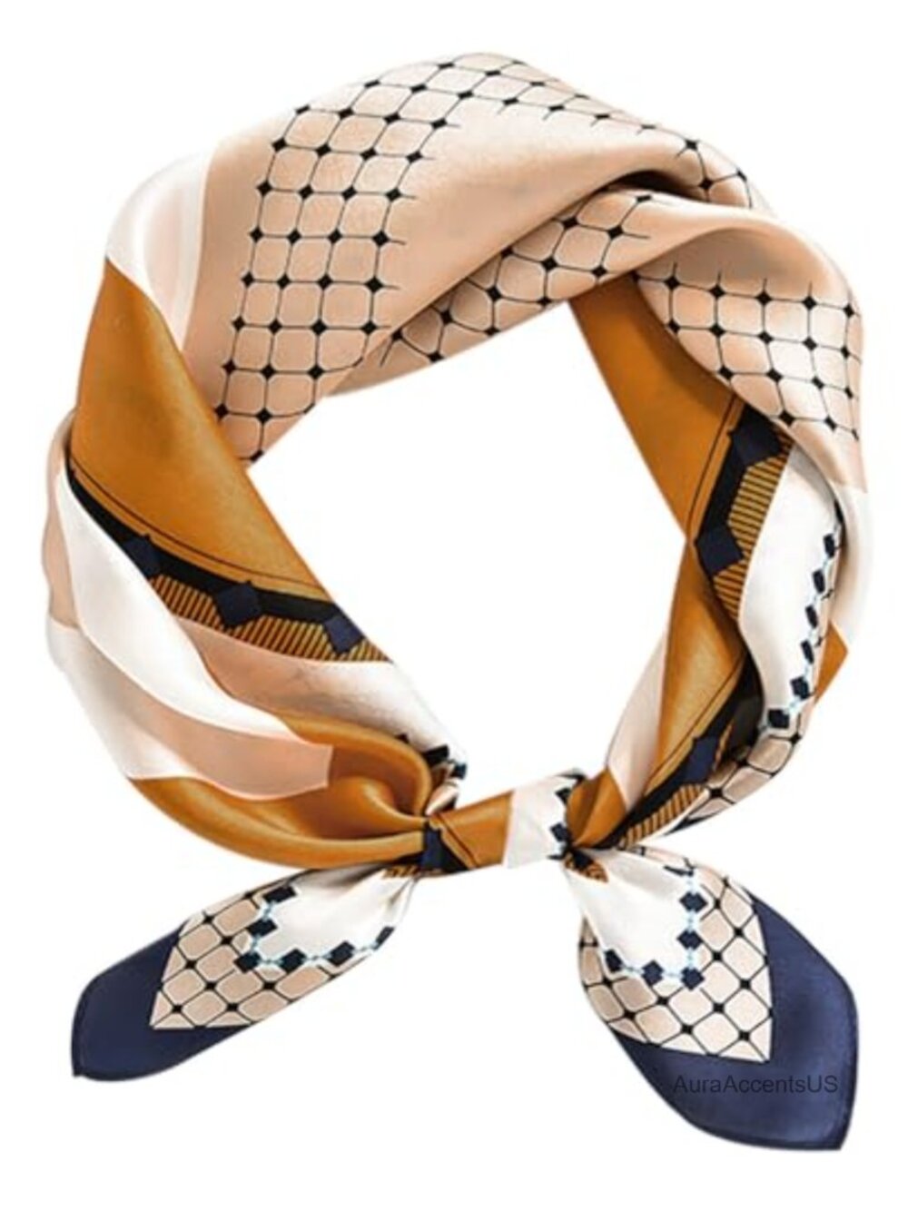 Silky Satin Scarf for Hair Neck or Handbag Women's Lightweight Fashion Square